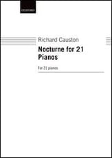 Nocturne for 21 Pianos piano sheet music cover